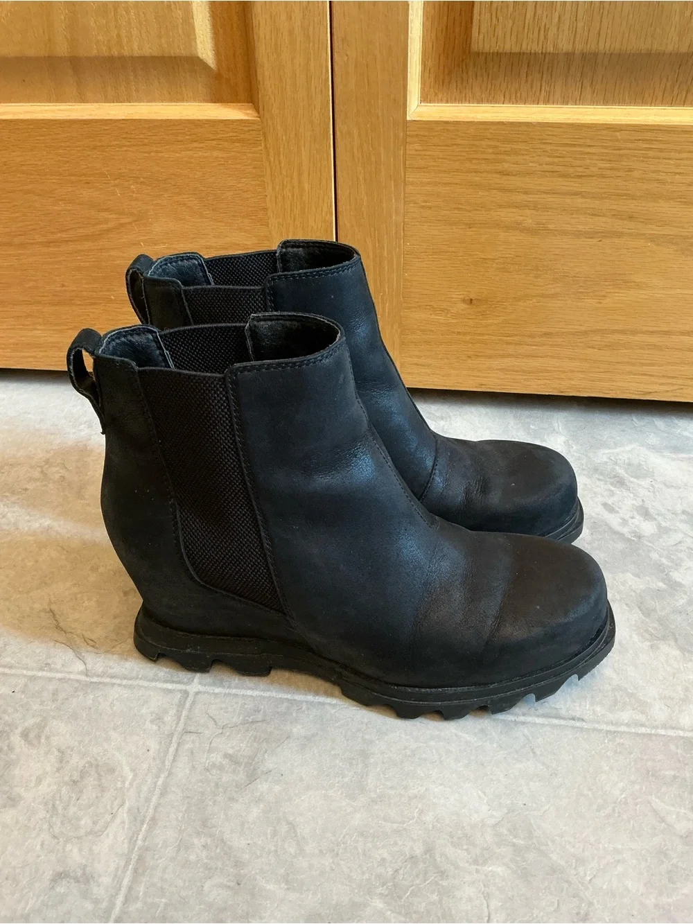 Sorel Black Boots - Stylish Slip-On Ankle Boots